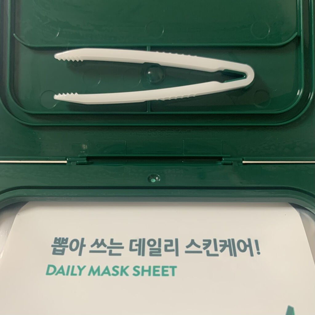グリーンダーマCICA デイリーシートマスク/ネイチャーリパブリック/シートマスク・パックを使ったクチコミ（2枚目）