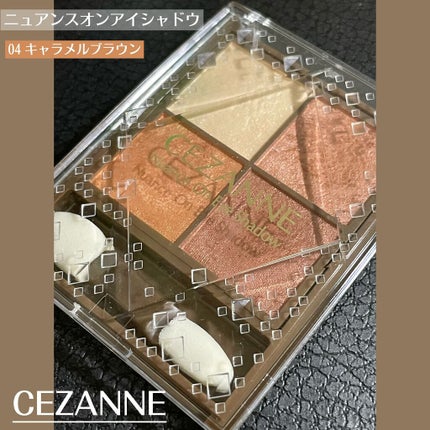 ニュアンスオンアイシャドウ/CEZANNE/アイシャドウパレットを使ったクチコミ(2枚目)