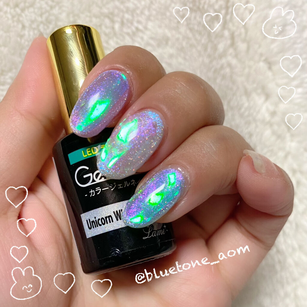 ジェルネイル（ライト対応）/セリア/ジェルネイルを使ったクチコミ（3枚目）