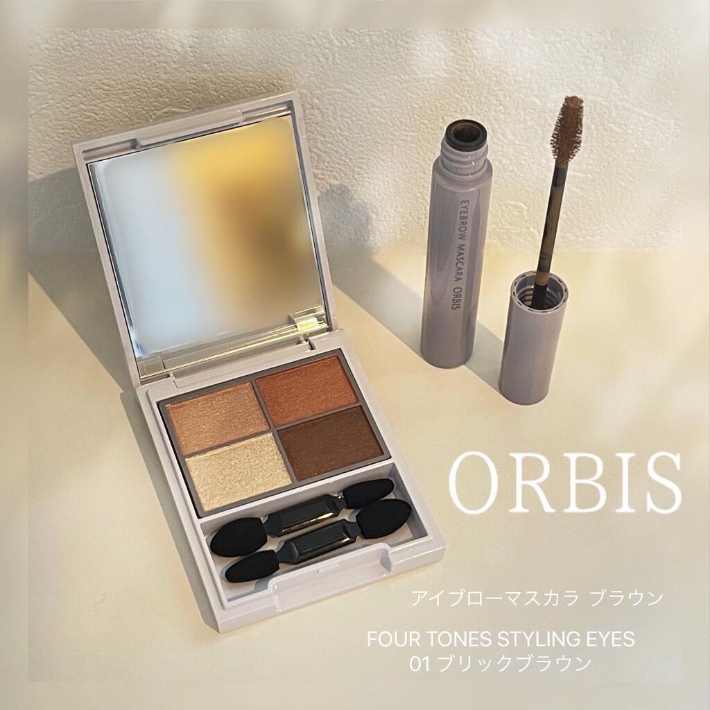 フォートーンズスタイリングアイズ/オルビス/パウダーアイブロウを使ったクチコミ（1枚目）