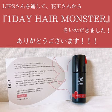 1DAY HAIR MONSTER/リーゼ/ヘアカラーを使ったクチコミ（2枚目）