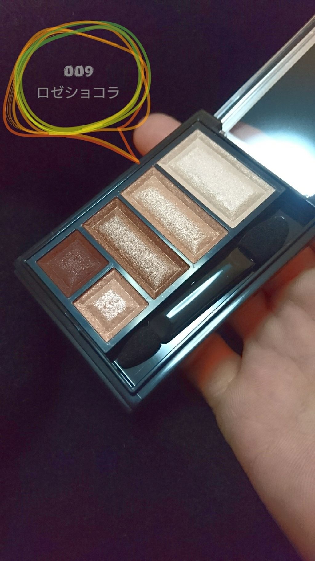 ショコラスウィート アイズ/リンメル ロンドン/アイシャドウパレットを使ったクチコミ（1枚目）