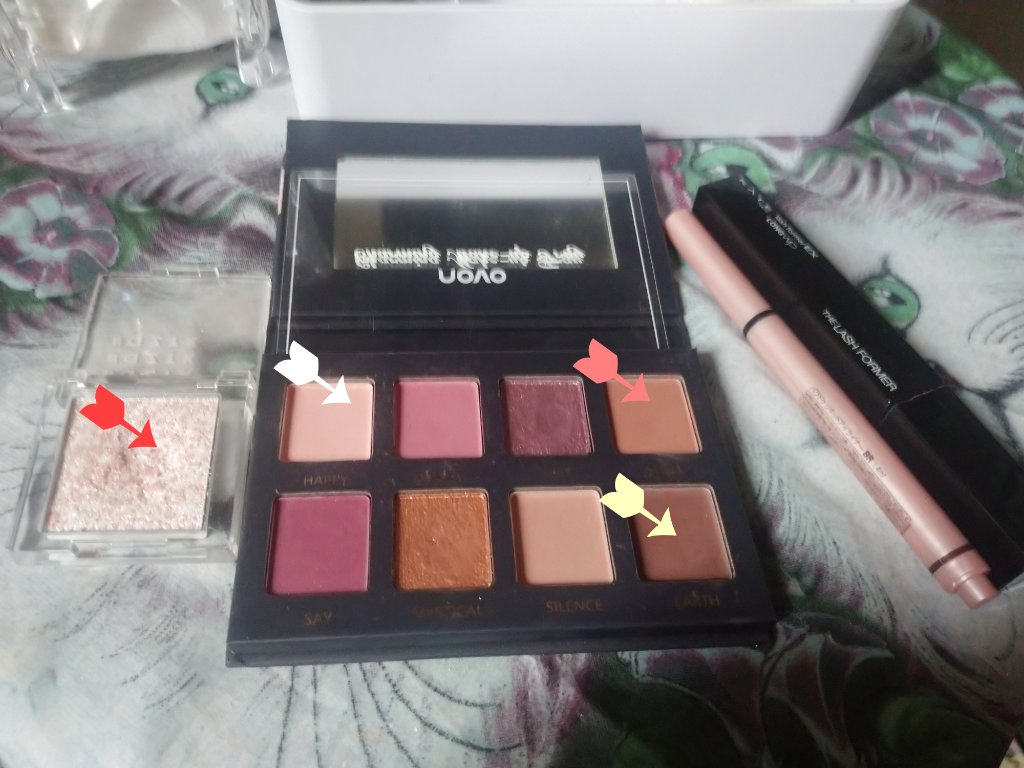 アイシャドウパレット 8色/xixi/アイシャドウパレットを使ったクチコミ（1枚目）