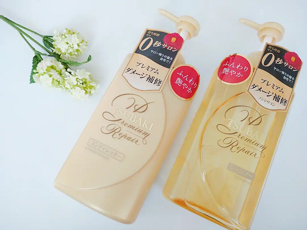 プレミアムリペア シャンプー／ヘアコンディショナー/TSUBAKI/市販シャンプーを使ったクチコミ（1枚目）