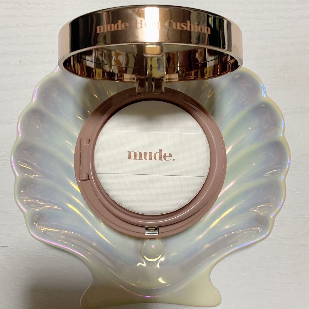 ハグクッション/mude./クッションファンデーションを使ったクチコミ（2枚目）