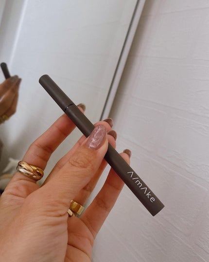 エーメイク マットリキッドアイライナー /A/mAke/リキッドアイライナーを使ったクチコミ(1枚目)