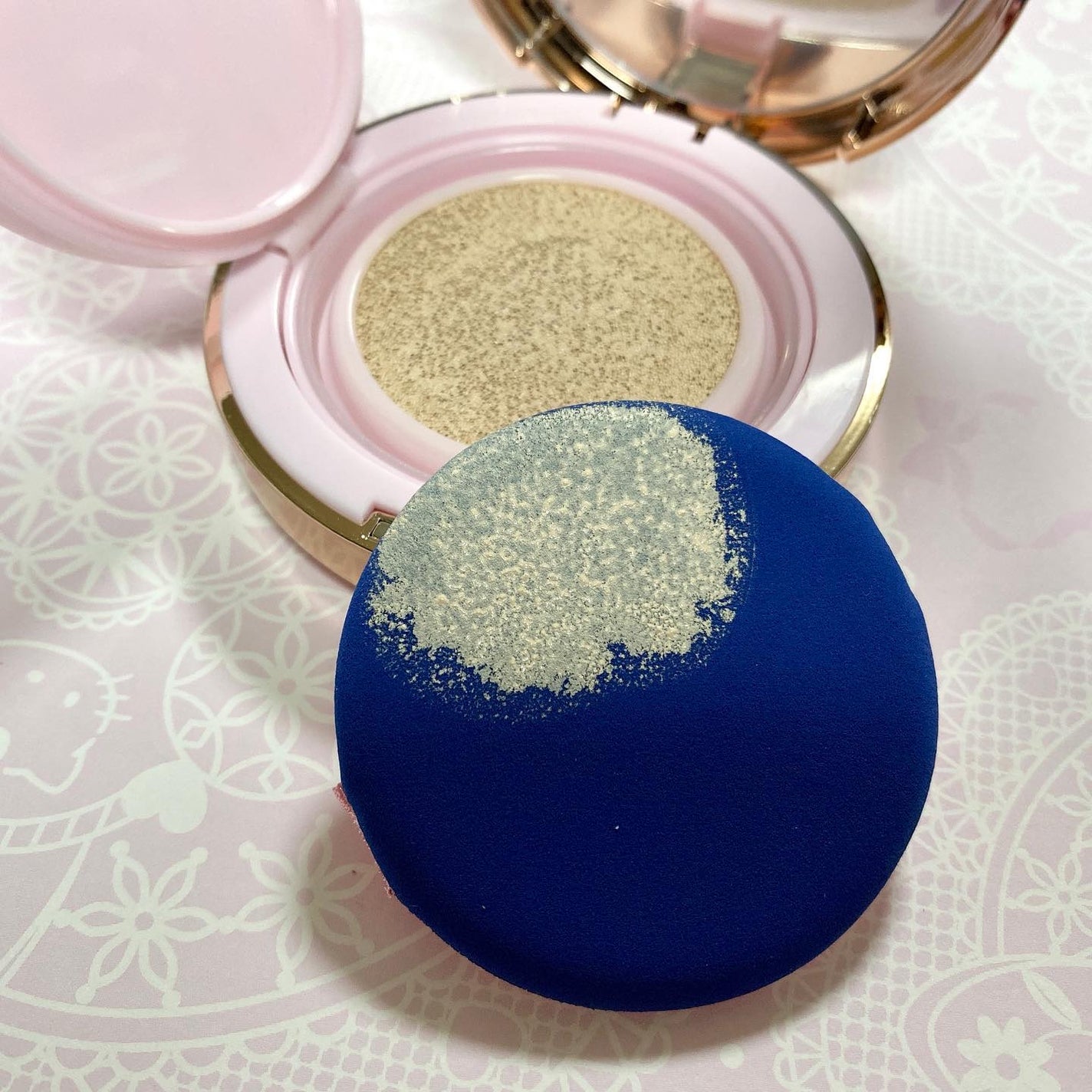 ピンクティーツリーカバークッション/APLIN/クッションファンデーションを使ったクチコミ(4枚目)