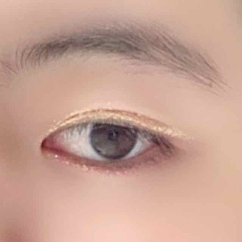 グリッターライナー/b idol/グリッターを使ったクチコミ（3枚目）