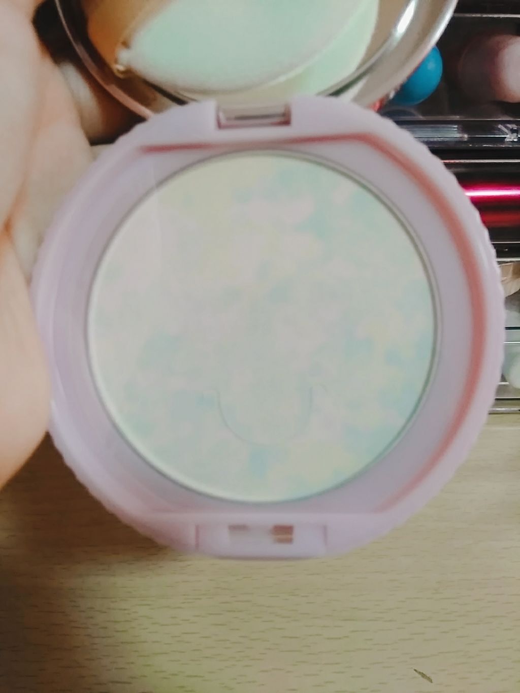 トランスペアレントフィニッシュパウダー/キャンメイク/プレストパウダーを使ったクチコミ（2枚目）