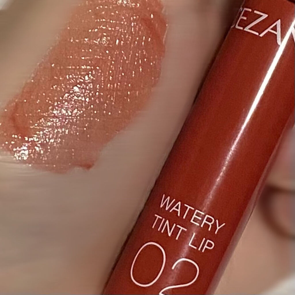ウォータリーティントリップ/CEZANNE/リップティントを使ったクチコミ（2枚目）