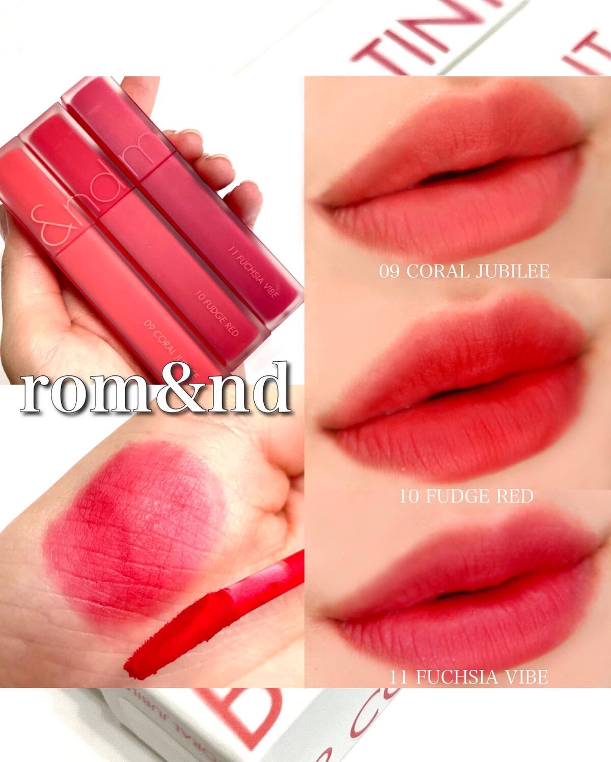 rom&nd ブラーファッジティント/rom&nd/リップティントを使ったクチコミ（1枚目）