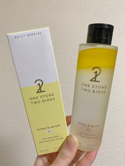 オイルインローション/ONE STONE TWO BIRDS/化粧水を使ったクチコミ(1枚目)
