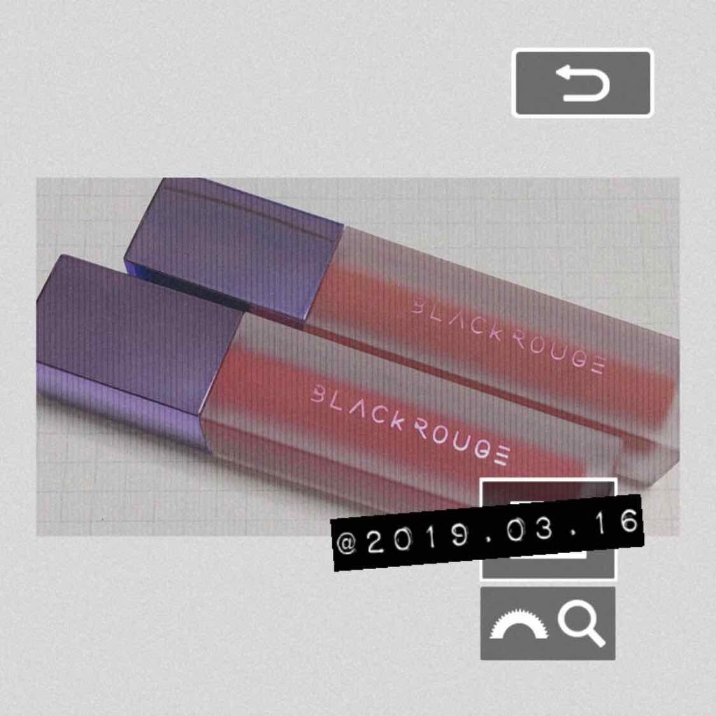 エアフィットベルベットティント/BLACK ROUGE/リップティントを使ったクチコミ（1枚目）