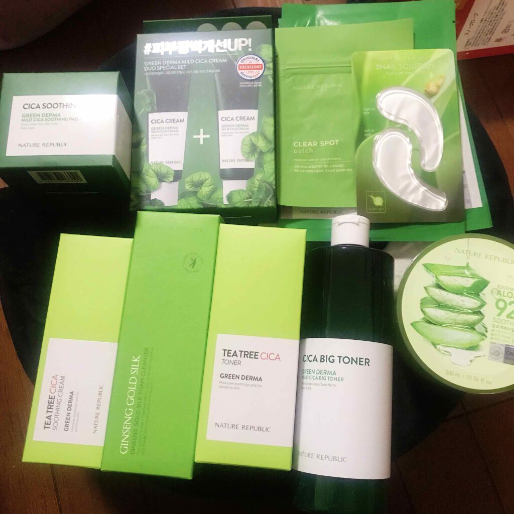 マイルド＆モイスチャーアロエジェル/ネイチャーリパブリック/ボディローションを使ったクチコミ（1枚目）