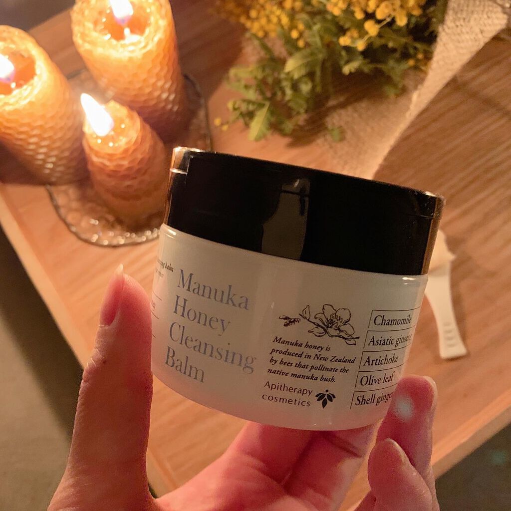 マヌカハニー クレンジングバーム/アピセラピーコスメティクス/クレンジングバームを使ったクチコミ(3枚目)