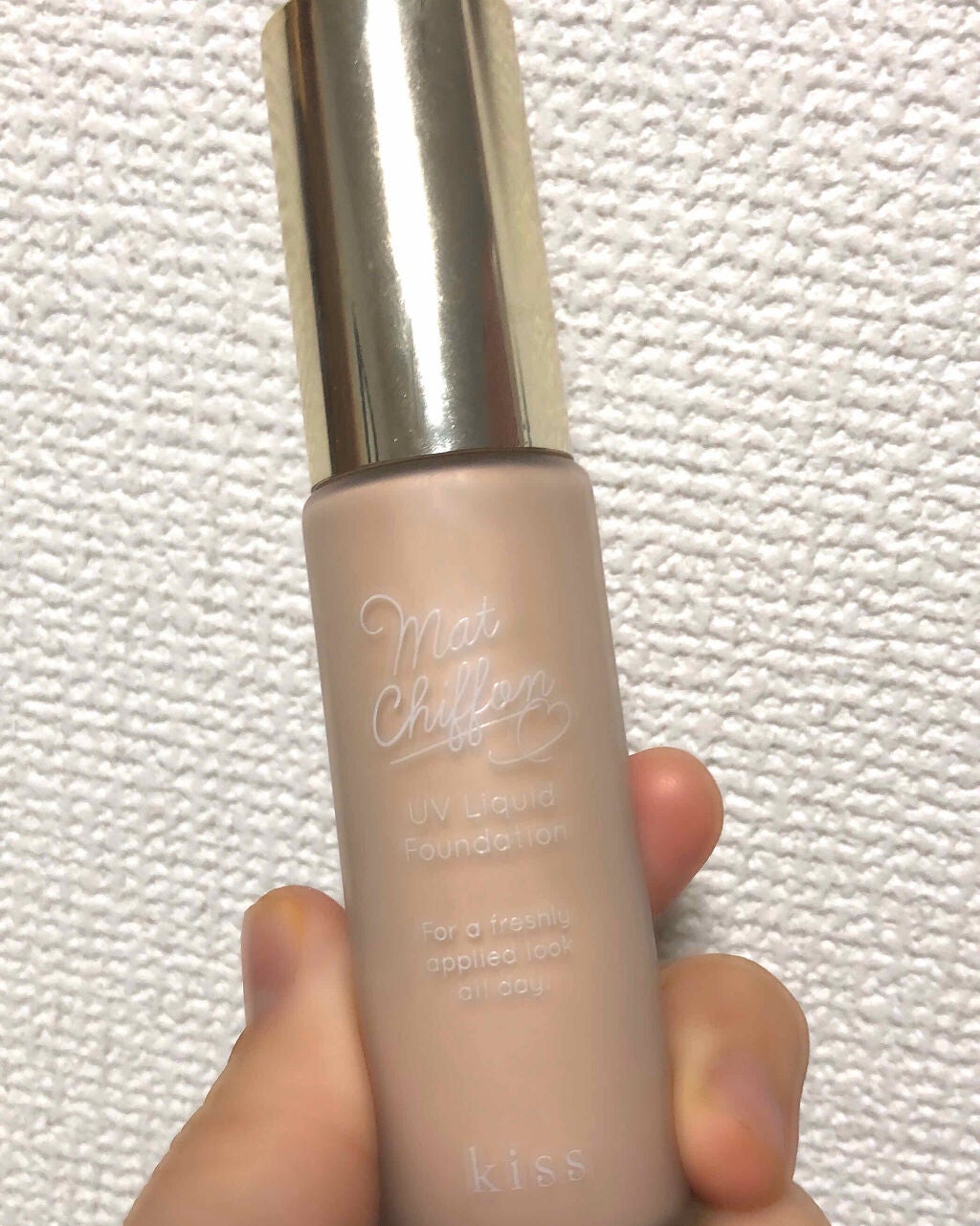 マットシフォン UVリキッドファンデ/KiSS/リキッドファンデーションを使ったクチコミ(1枚目)