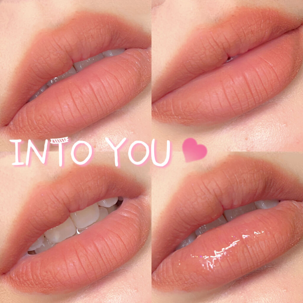 スーパーマットリップ＆チークマッド/INTO U/口紅を使ったクチコミ（1枚目）