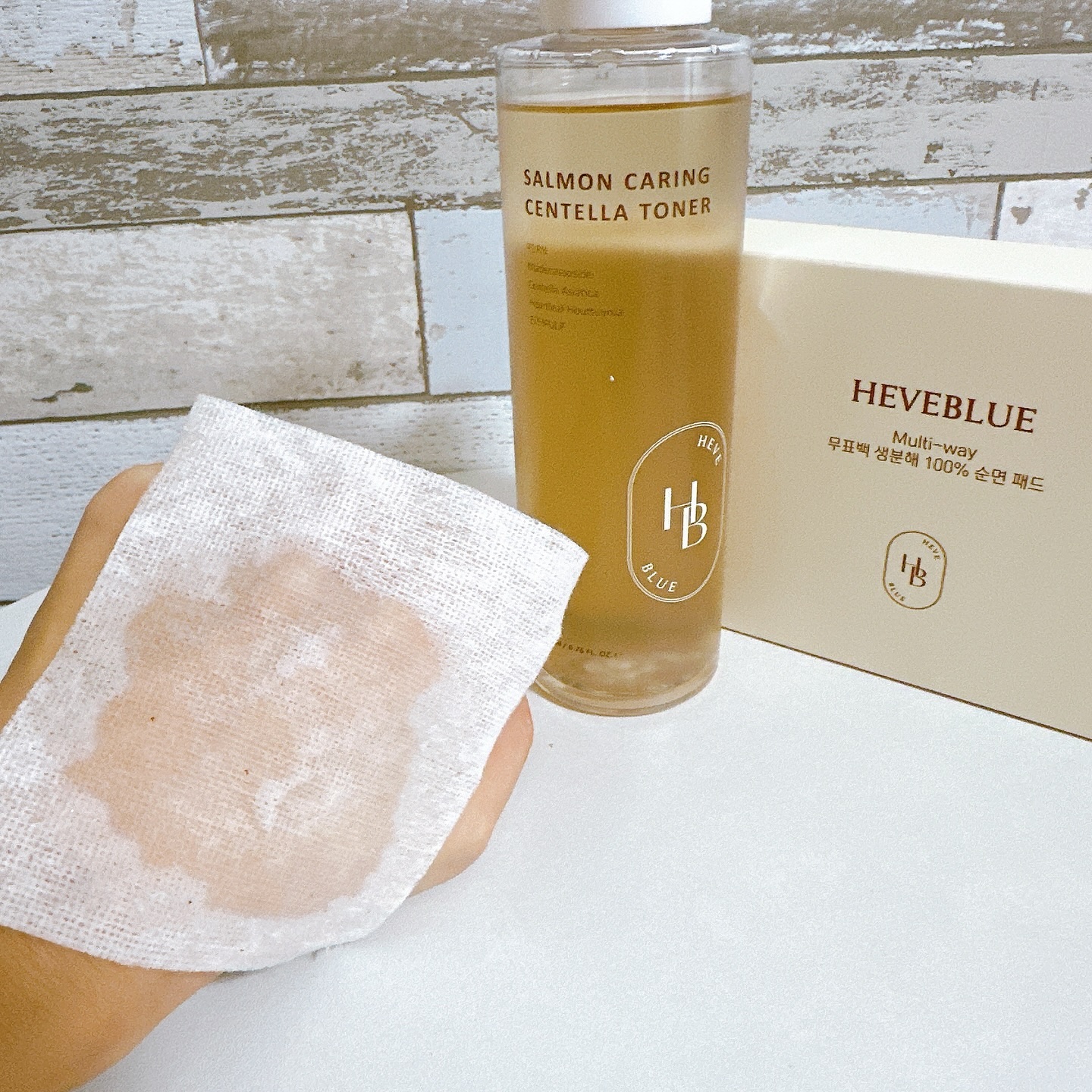 サーモンケアリングセンテラトナー/Heve Blue/化粧水を使ったクチコミ（2枚目）