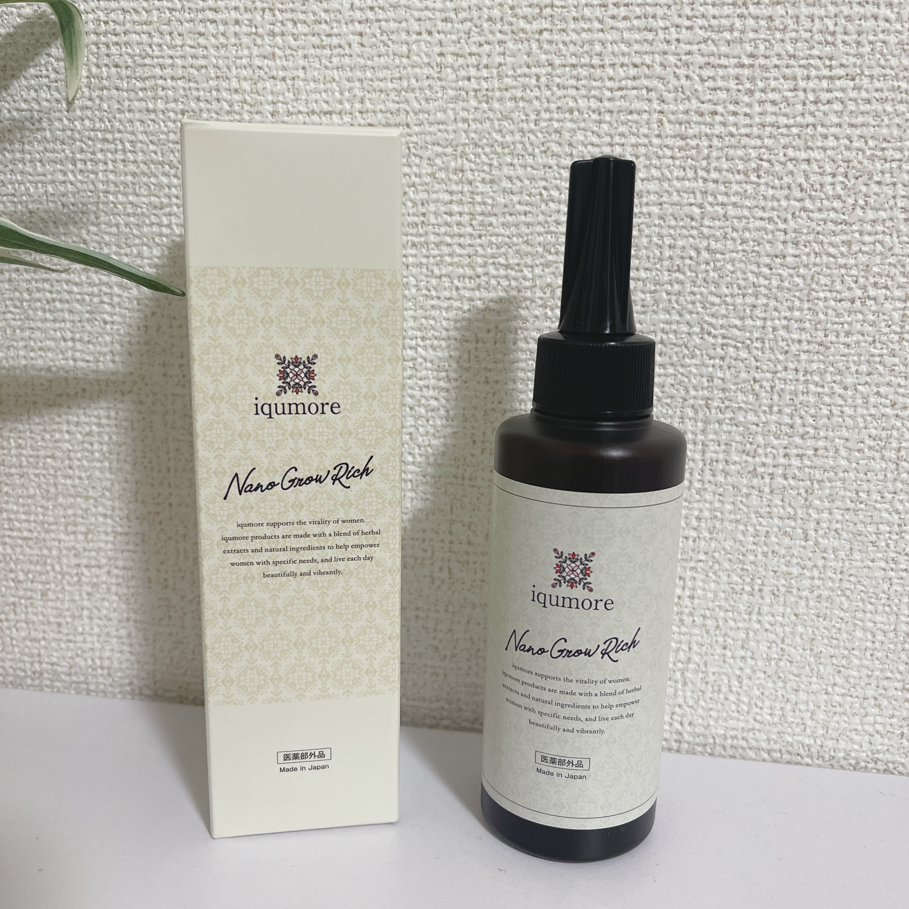 ナノグロウリッチ/iqumore/頭皮ローションを使ったクチコミ（1枚目）