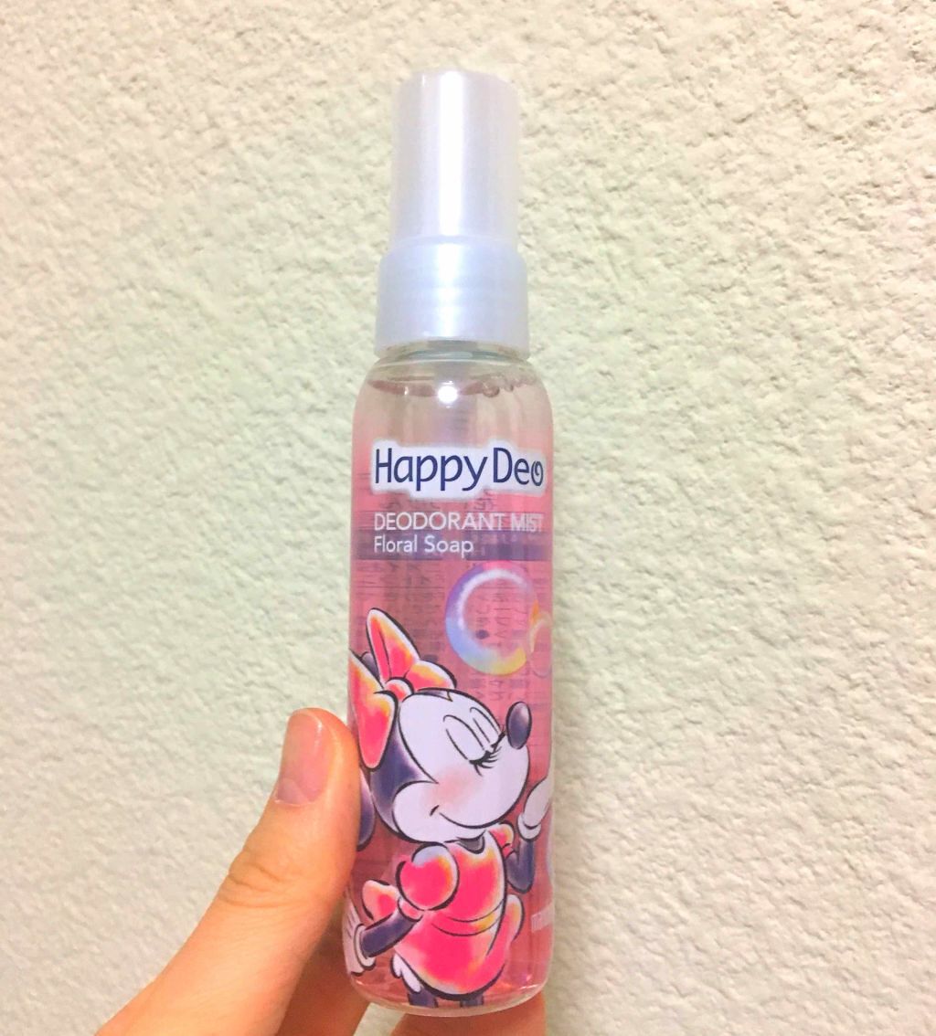 ハッピーデオ デオドラントミスト 花せっけん/マンダム/デオドラント・制汗剤を使ったクチコミ(1枚目)