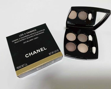 レ キャトル オンブル 322 ブラーリー グレイ/CHANEL/アイシャドウパレットを使ったクチコミ（1枚目）