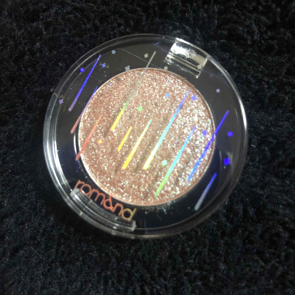 グリッター シャドウ カラー/rom&nd/グリッターを使ったクチコミ（1枚目）