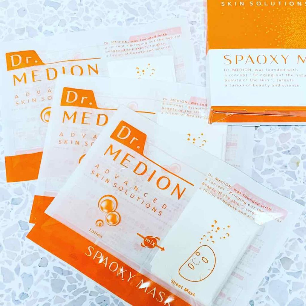 ドクターメディオン スパオキシマスク/ドクターメディオン/シートマスク・パックを使ったクチコミ（1枚目）