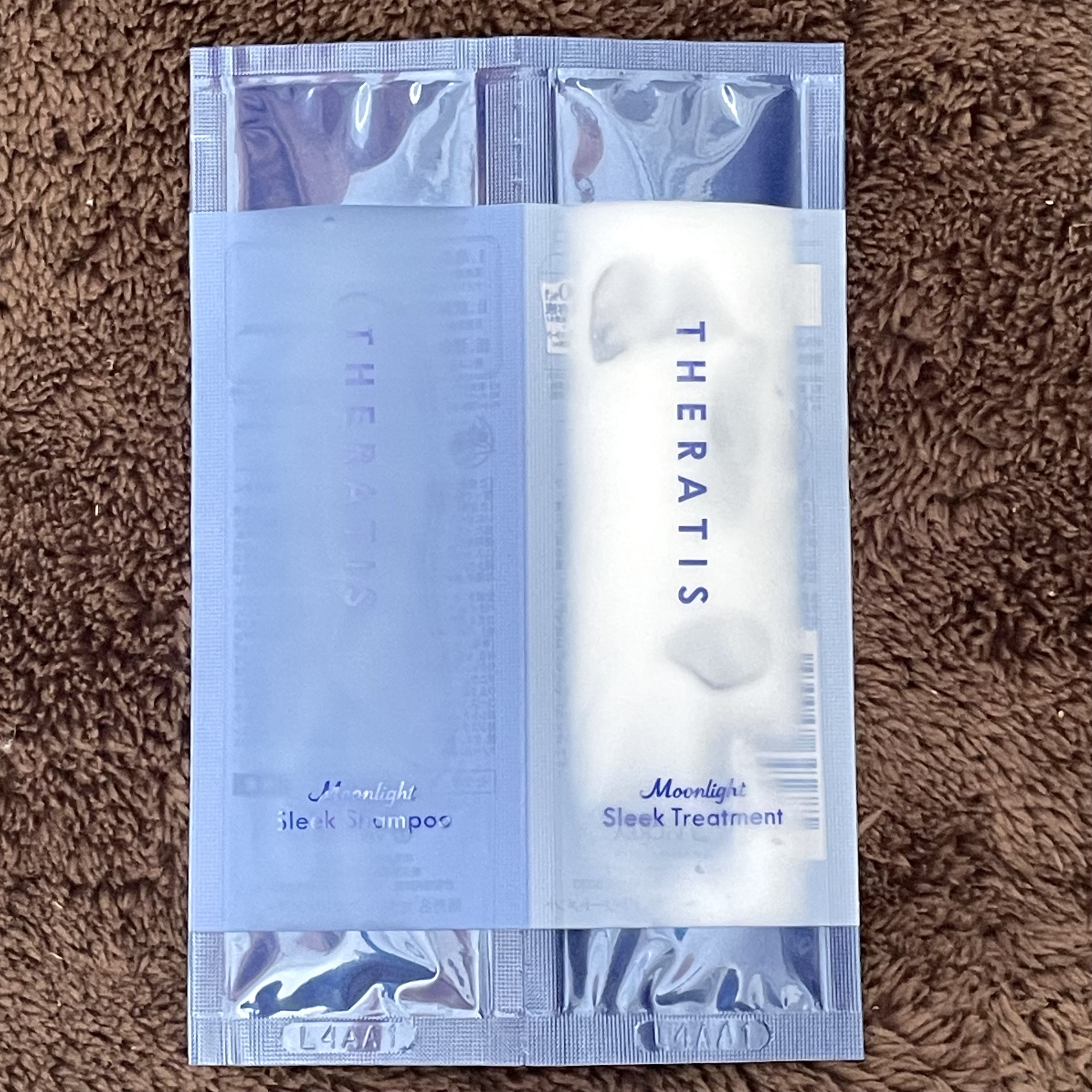 セラティス ムーンライトスリーク シャンプー / ヘアトリートメント 2連お試し(シャンプー10ml+トリートメント10g)/THERATIS/市販シャンプーを使ったクチコミ（1枚目）