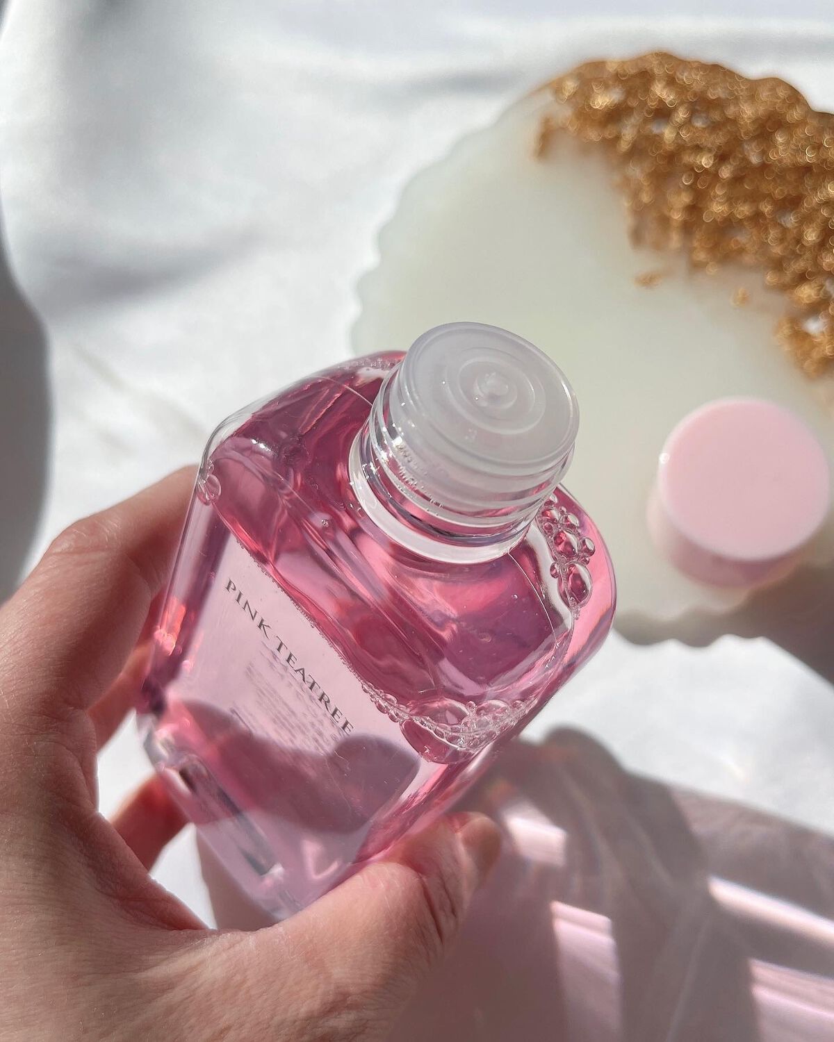 ピンクティーツリートナー/APLIN/化粧水を使ったクチコミ(3枚目)