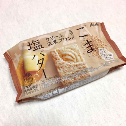 バランスアップ クリーム玄米ブラン ごま塩バター/アサヒフードアンドヘルスケア/バランス栄養食を使ったクチコミ(1枚目)
