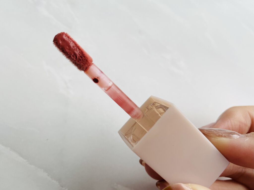 むっちリップ 02ふいうちレッド/b idol/口紅を使ったクチコミ（2枚目）