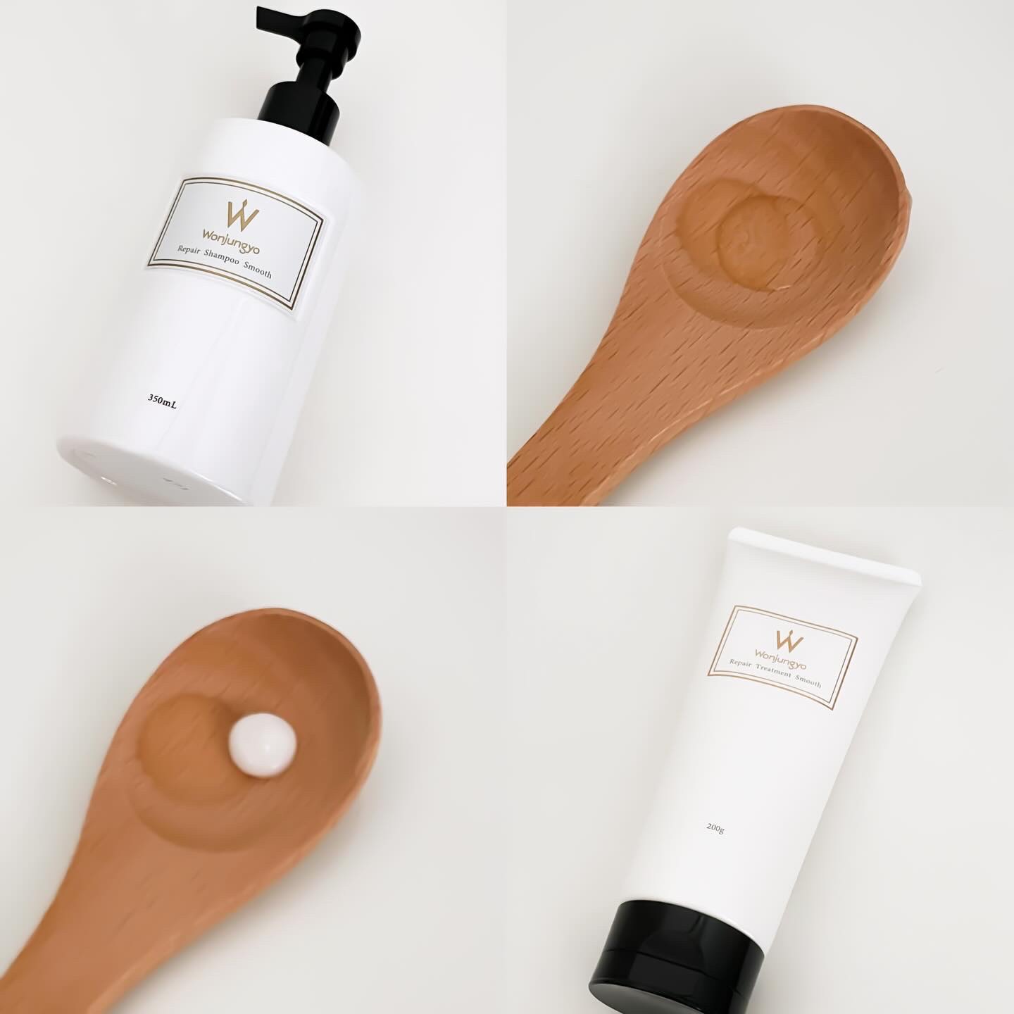 ウォンジョンヨ リペアシャンプー スムース／リペアトリートメント スムース/Wonjungyo/市販シャンプーを使ったクチコミ（2枚目）