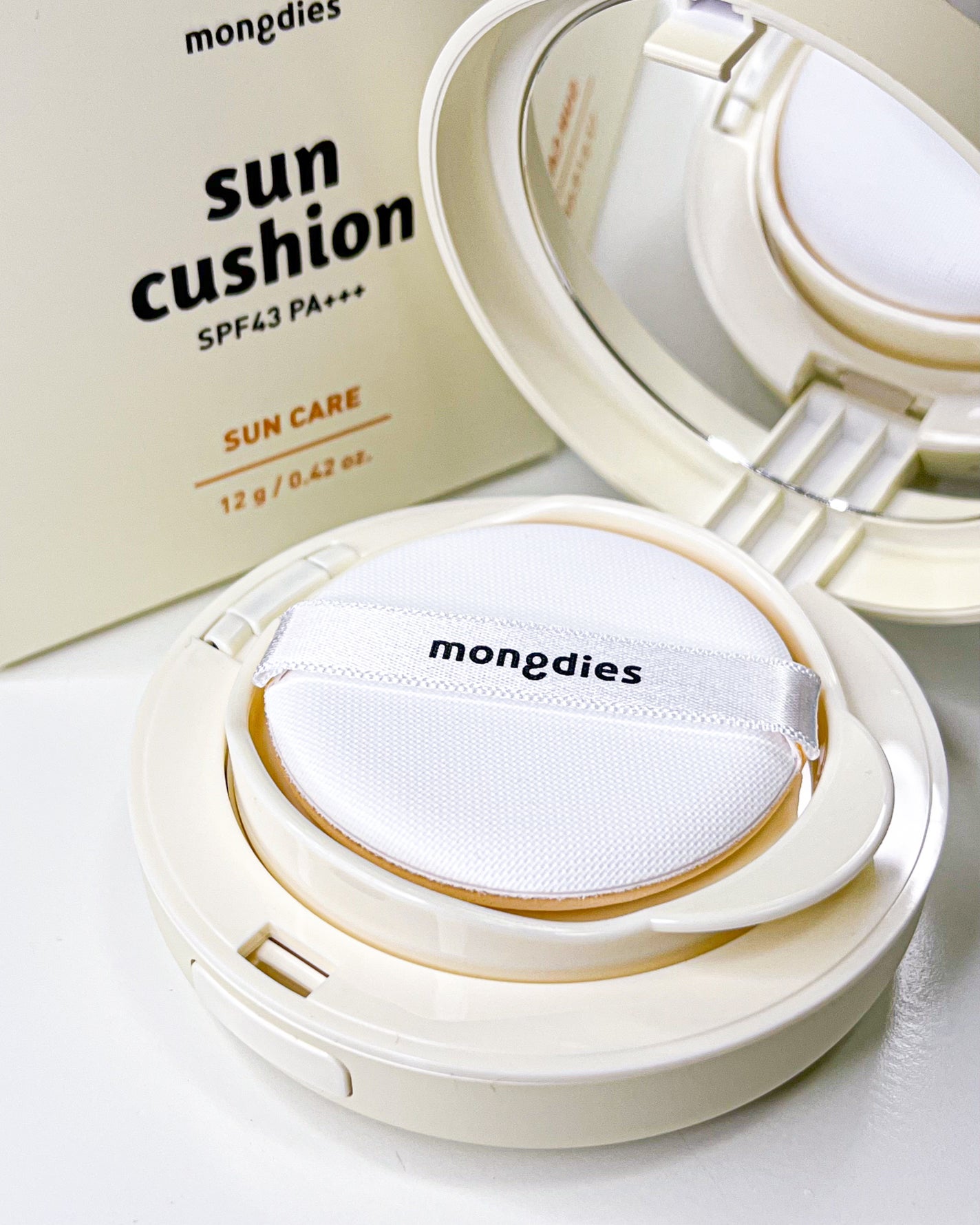日焼け止めクッション SPF 43 PA+++/モンディエス/日焼け止めローションを使ったクチコミ(5枚目)