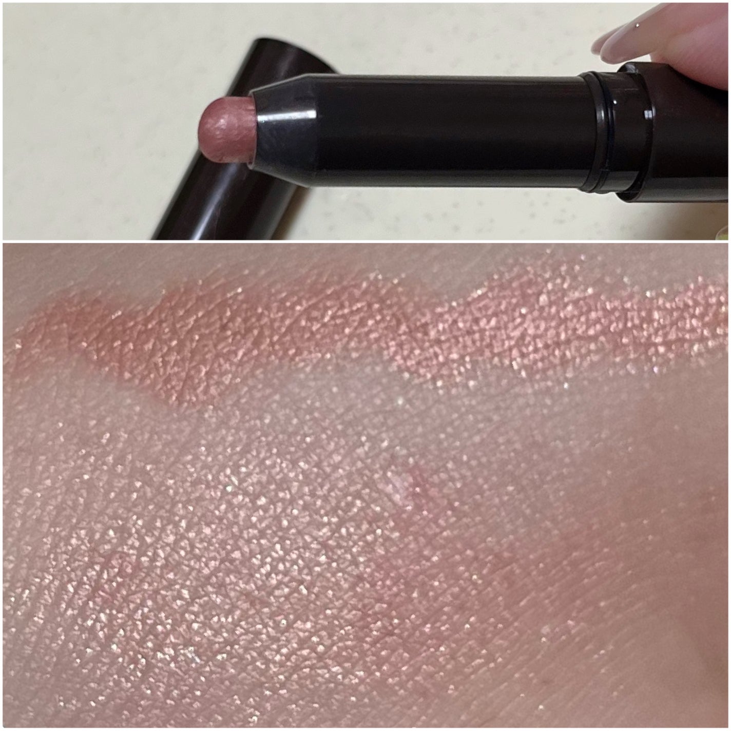 グリームオンフィットシャドウ/excel/スティックアイシャドウを使ったクチコミ(2枚目)