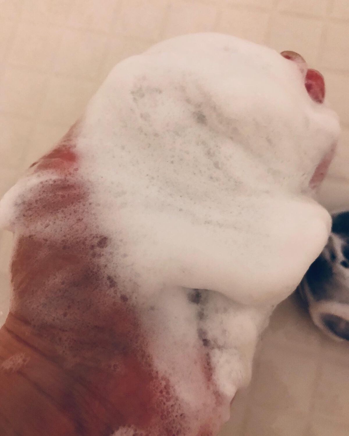 インディゴ バランシング ソープ/AMRITARA/洗顔石鹸を使ったクチコミ（3枚目）