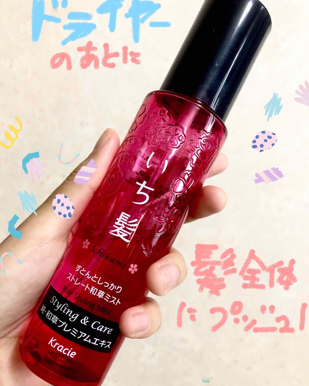 すとんとしっかりストレート和草ミスト/いち髪/ヘアミストを使ったクチコミ（1枚目）