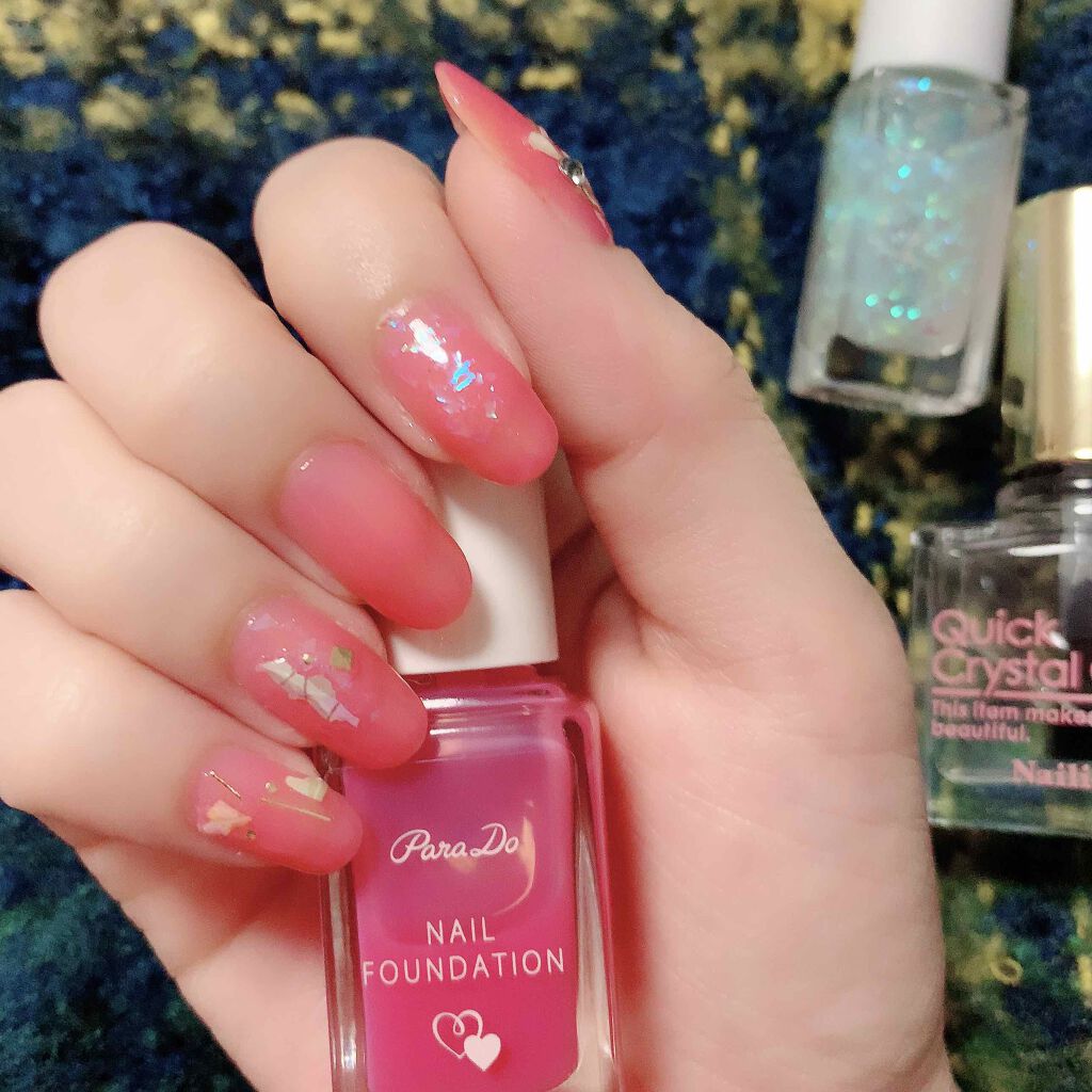 クイッククリスタルコート/ネイリスト/ネイルトップコートを使ったクチコミ（1枚目）