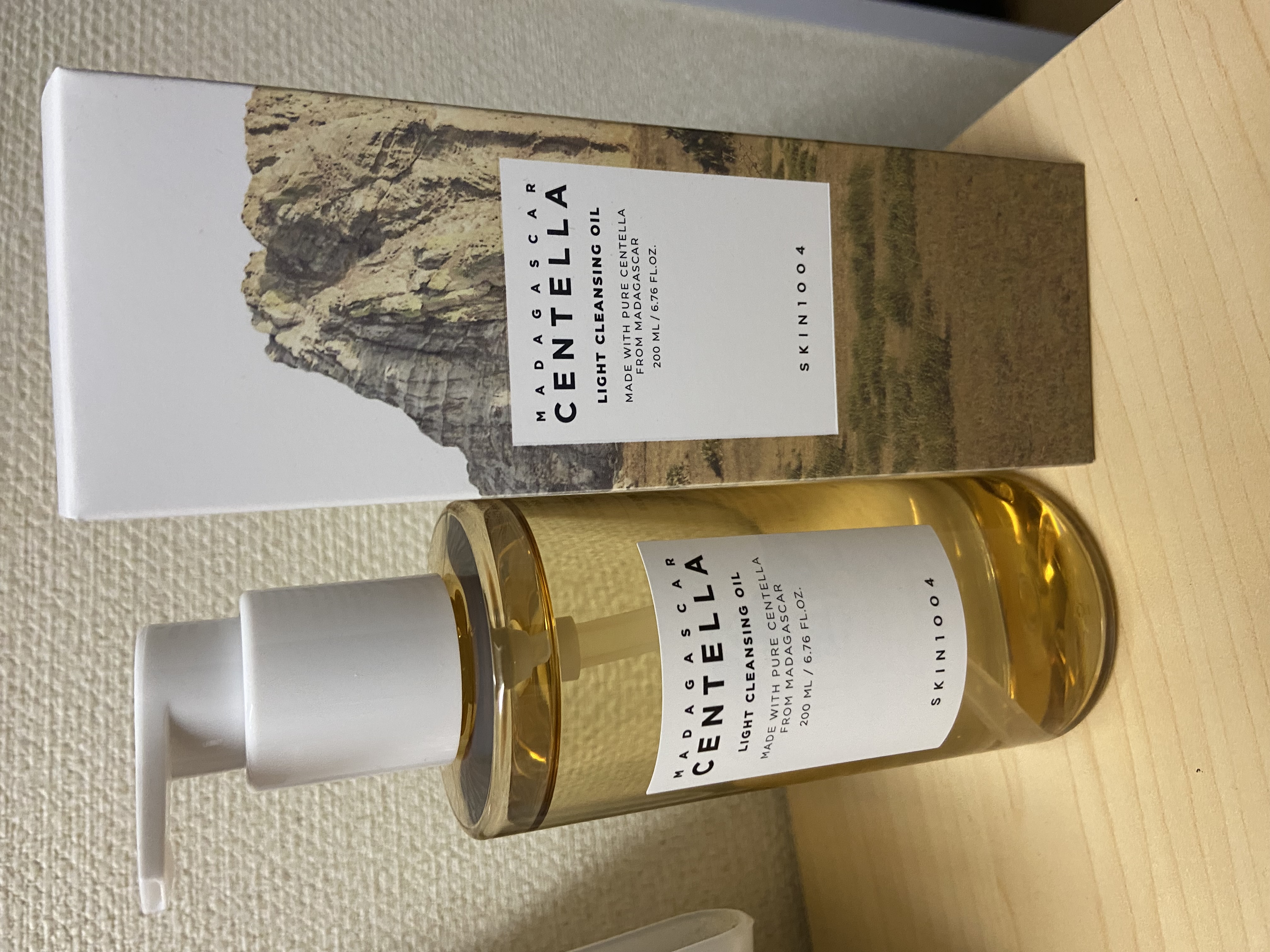 センテラ ライトクレンジングオイル/SKIN1004/オイルクレンジングを使ったクチコミ（1枚目）