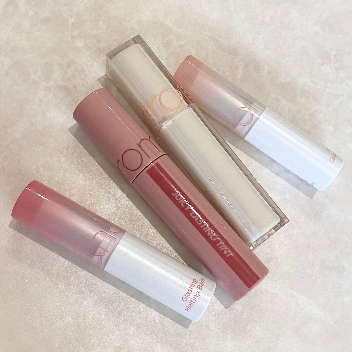 グラスティングメルティングバーム/rom&nd/リップバームを使ったクチコミ(5枚目)