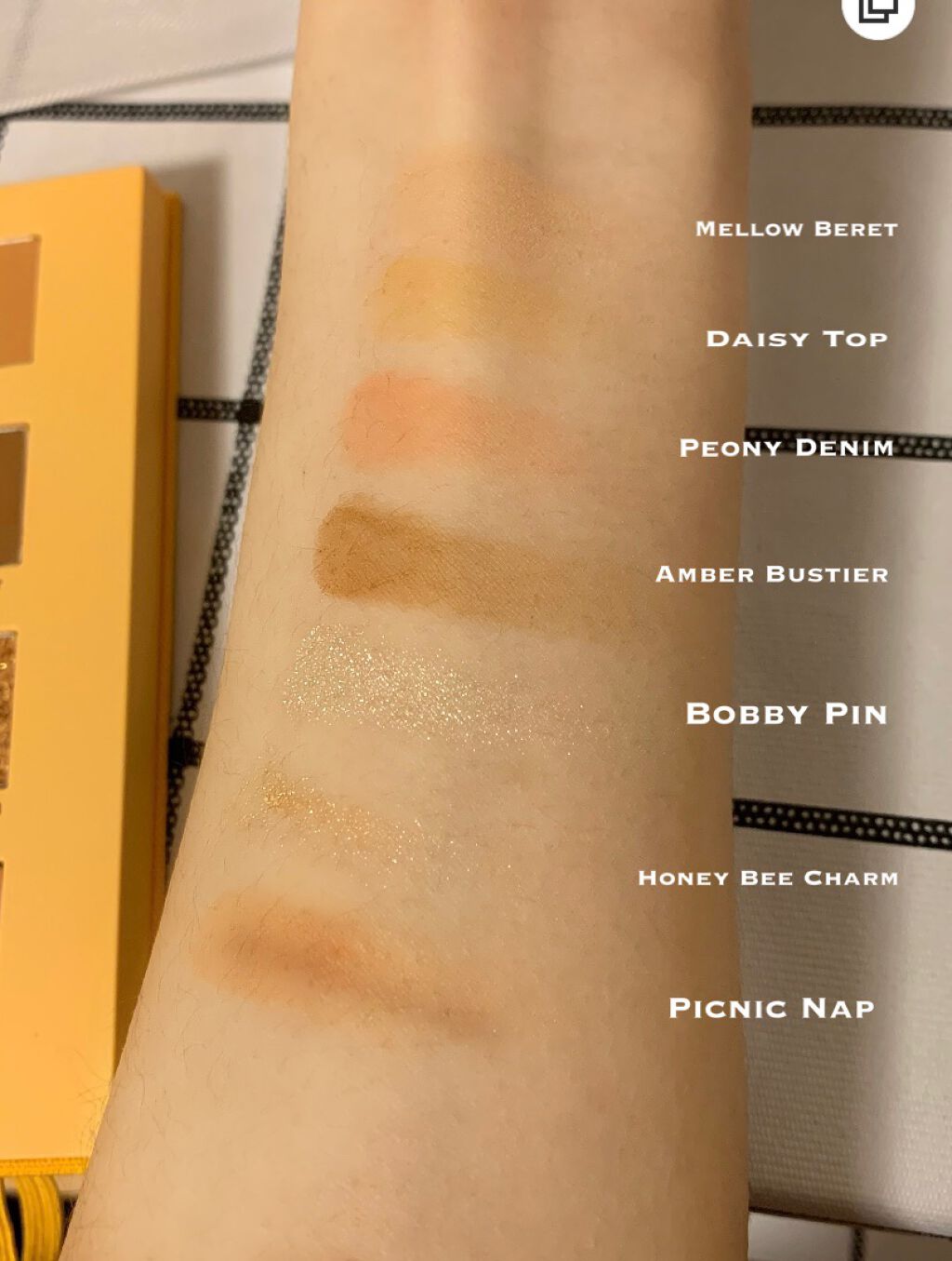 2021 F/Wルックブックパレット Honey Mellow/espoir/アイシャドウパレットを使ったクチコミ（3枚目）