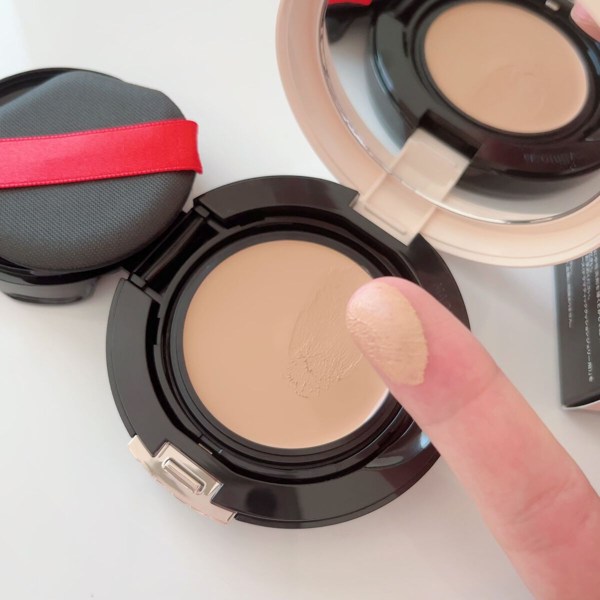 ドラマティッククッションジェリー/マキアージュ/クッションファンデーションを使ったクチコミ(4枚目)