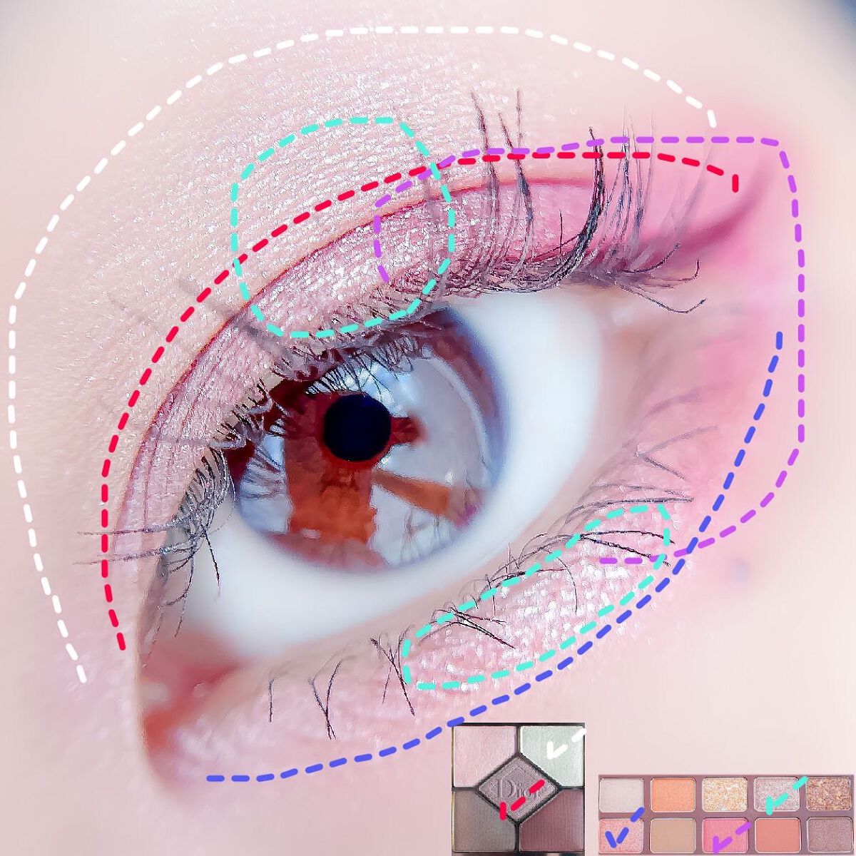 アズキ フィユテ アイ パレット/shu uemura/アイシャドウパレットを使ったクチコミ（2枚目）