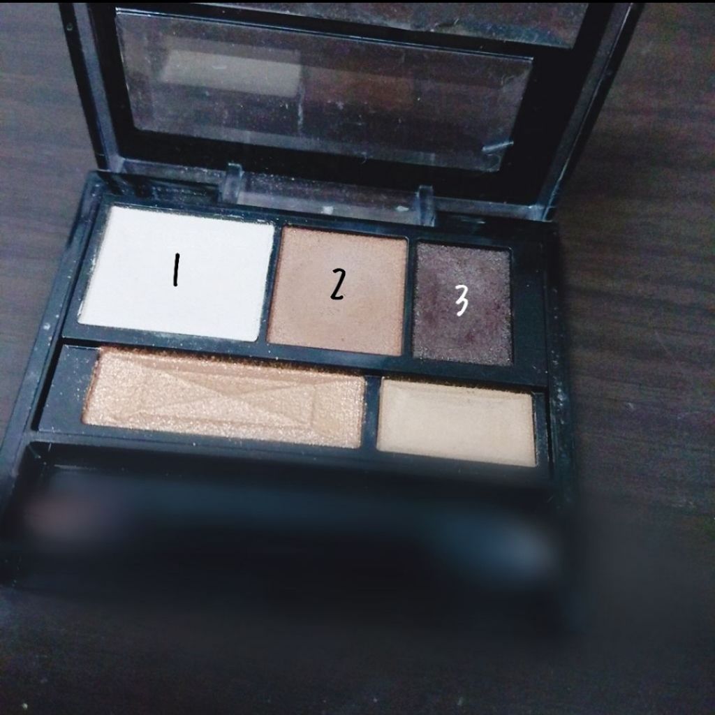 ブラウンシェードアイズN/KATE/アイシャドウパレットを使ったクチコミ（2枚目）