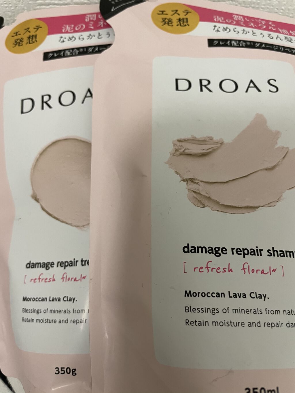 ダメージリペアシャンプー／トリートメント/DROAS/市販シャンプーを使ったクチコミ（1枚目）