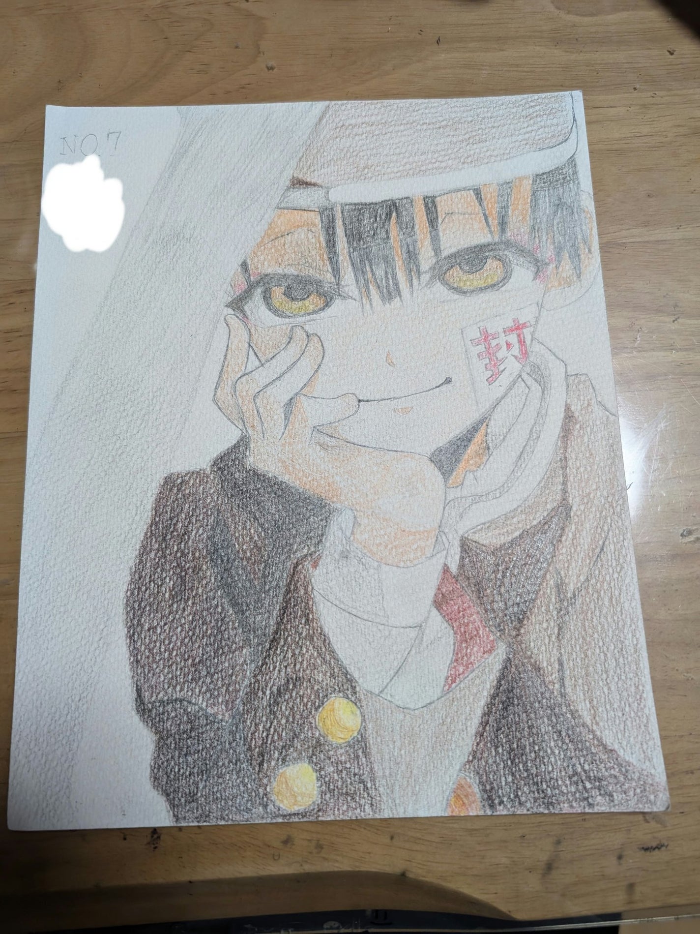 莉雨 on LIPS 「地縛少年花子くん描いて見ました!治した方が良いところ教えて下さ..」(1枚目)