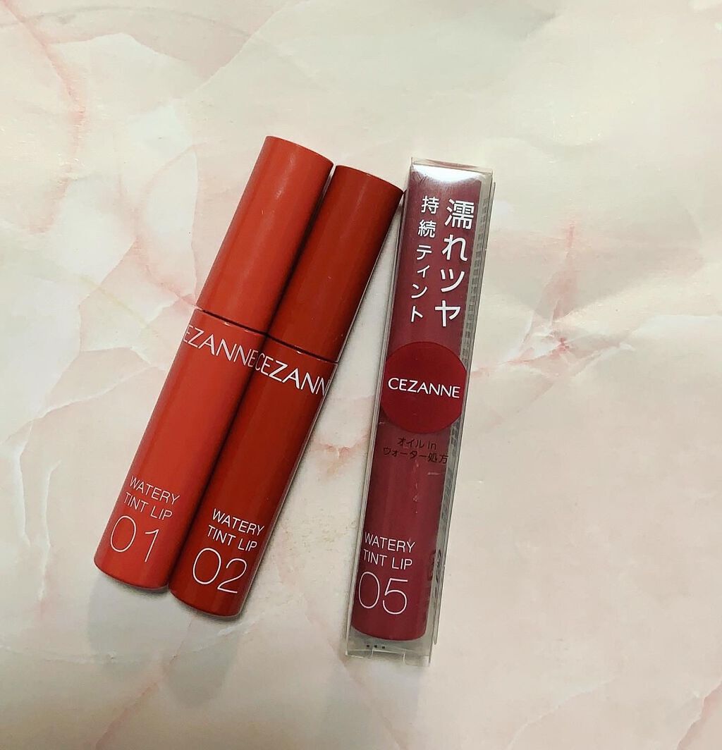 ウォータリーティントリップ/CEZANNE/リップティントを使ったクチコミ（1枚目）