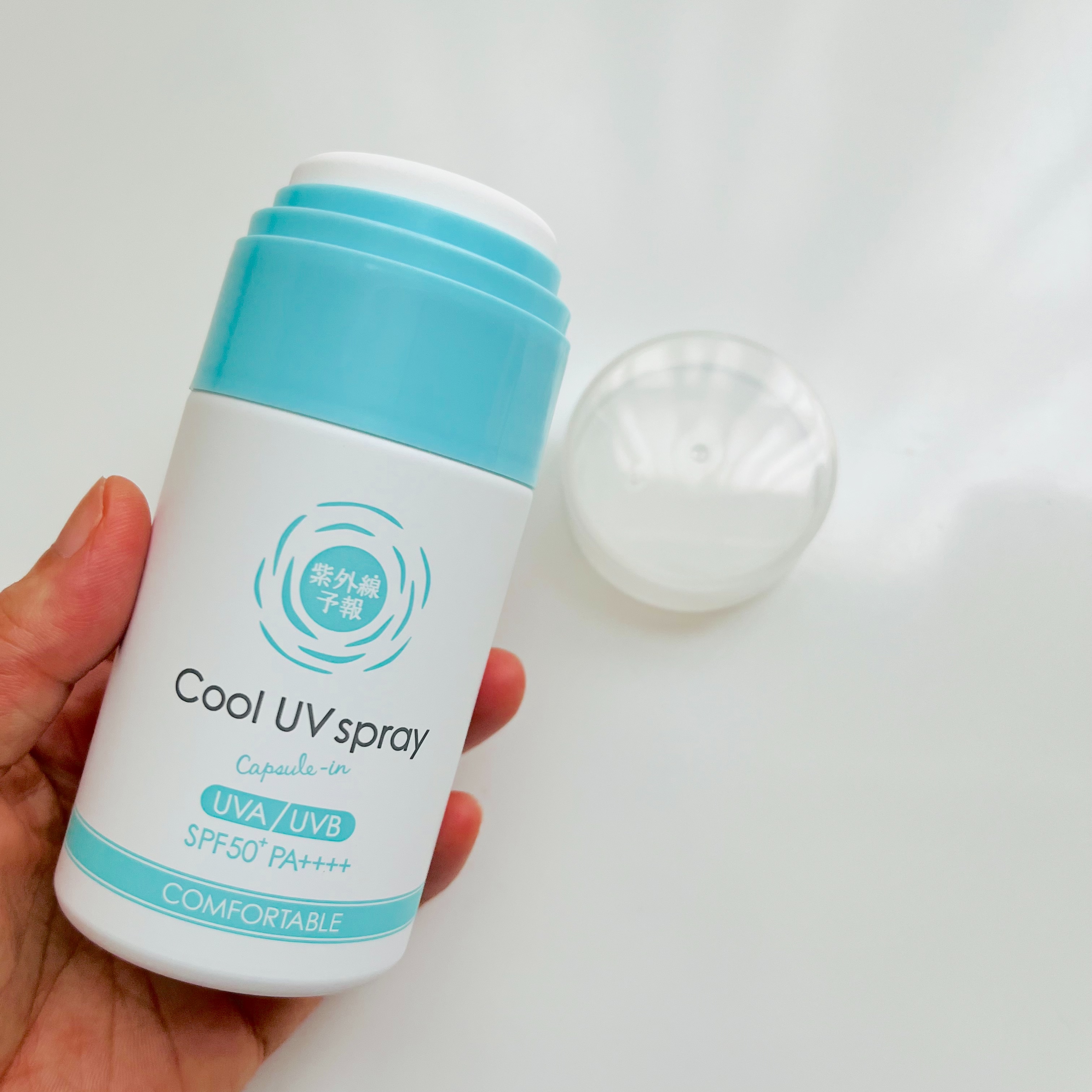 爽やかなUV泡ジェル /紫外線予報/日焼け止めジェルを使ったクチコミ（3枚目）