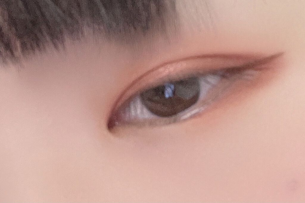 リアルストロングアイライナー24hWP RB レトロブラウン/K-パレット/リキッドアイライナーを使ったクチコミ（2枚目）