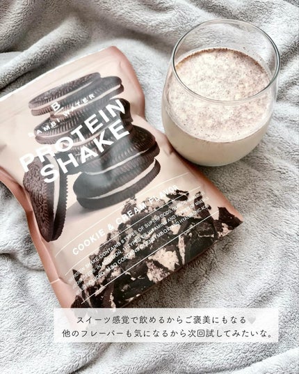 プロテインシェイク クッキー&クリーム/BAMBI WATER/ソイプロテインを使ったクチコミ(4枚目)