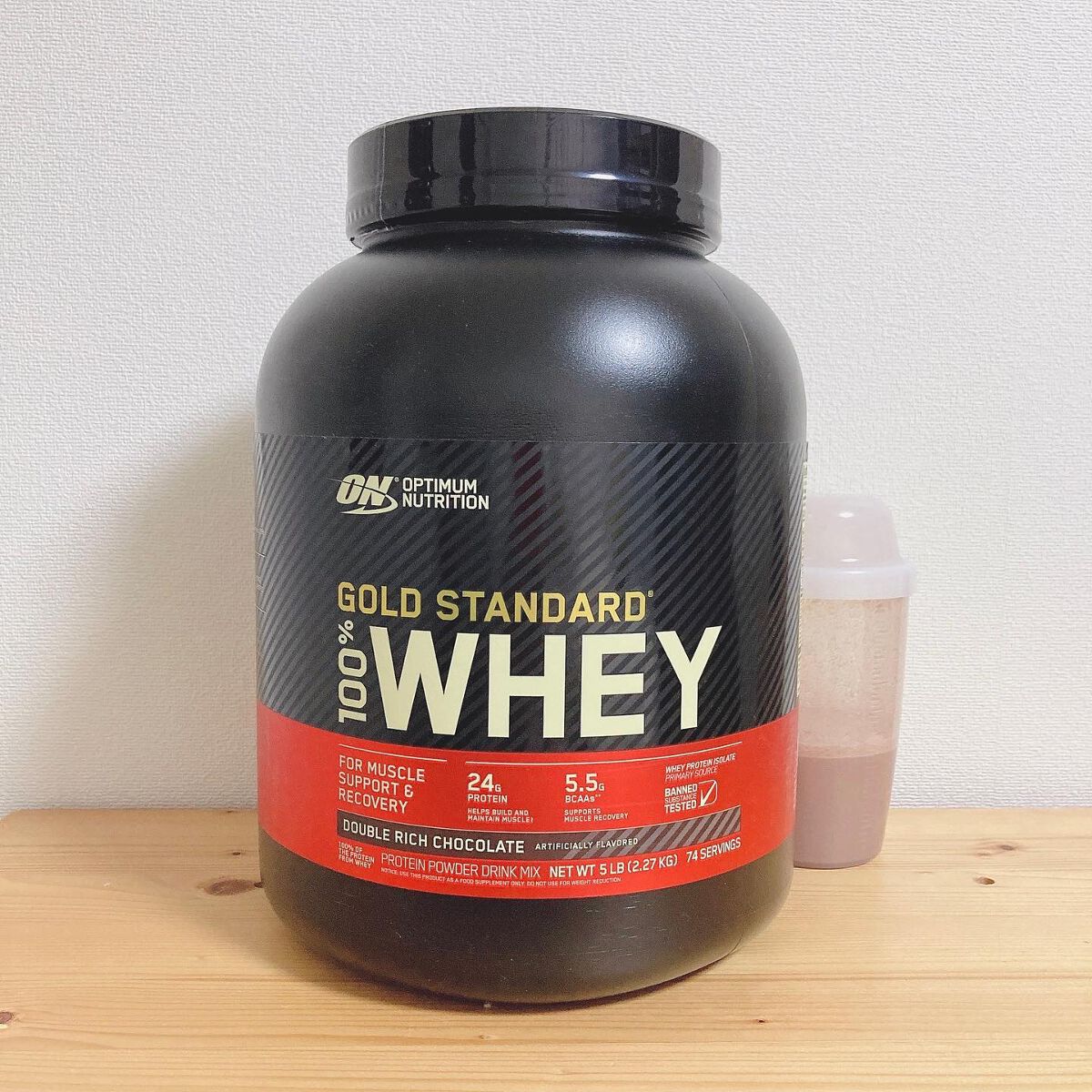 ゴールドスタンダード ホエイプロテイン/ゴールドスタンダード/ホエイプロテインを使ったクチコミ（2枚目）